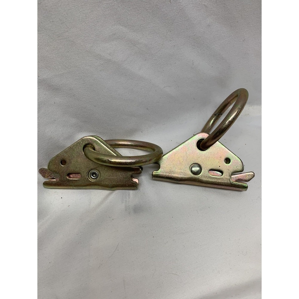 E-Track Tie Off Ring Stainless Steel Silver 4000 Lb. Max Lot Of 2